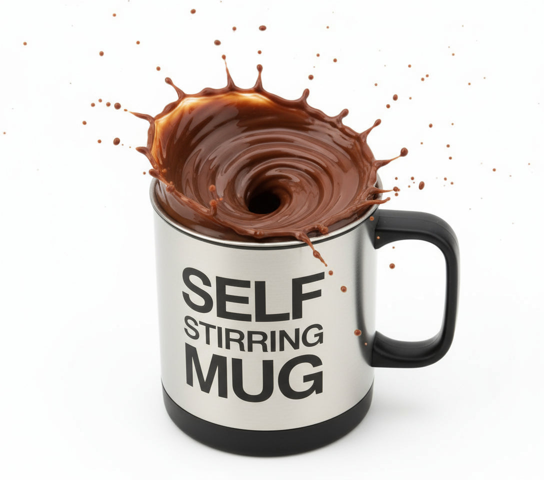 SELF STIRRING MUG
