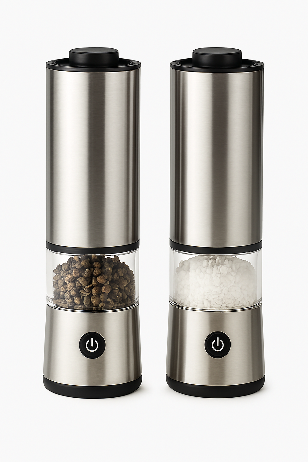 Electric Salt And Pepper Grinder Set